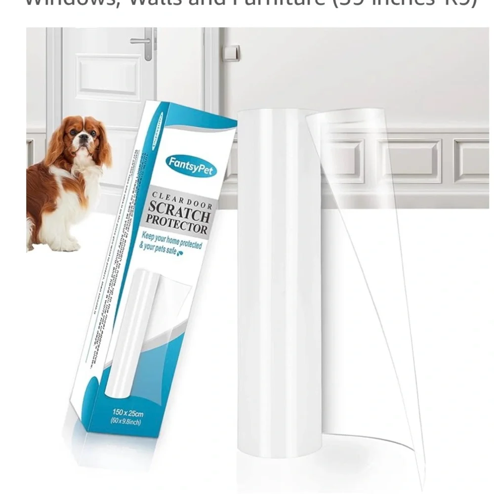 Door Scratch Protector - White